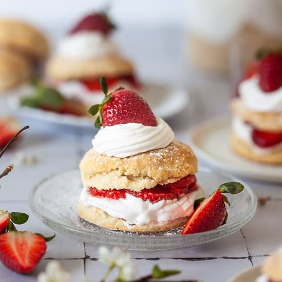 Vegan Strawberry Shortcakes