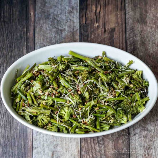 Roasted Asparagus and Broccoli Reci