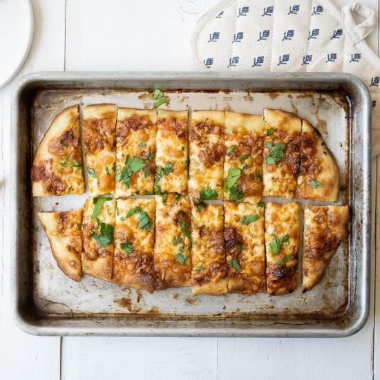 Marmite garlic bread
