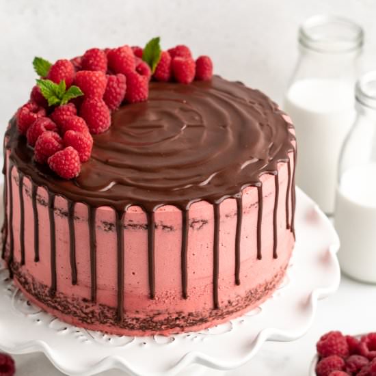 Chocolate Raspberry Cake