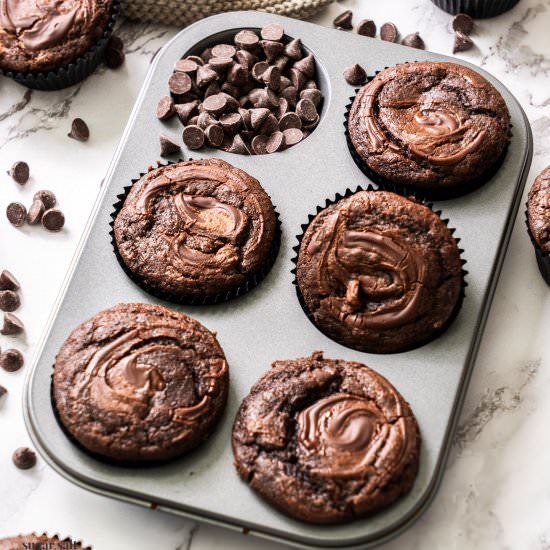 Triple Chocolate Muffins