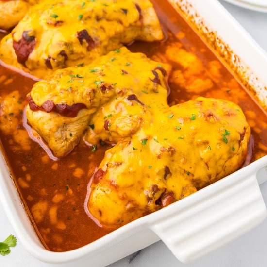 Easy Baked Salsa Chicken Breast