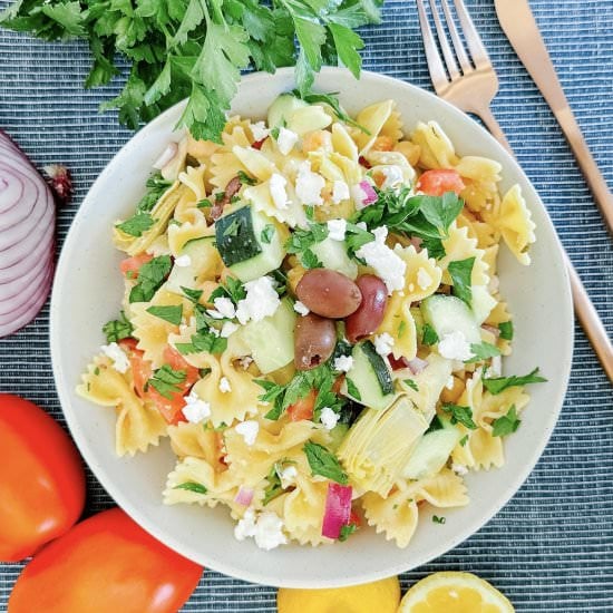 Plant-Based Mediterranean Pasta
