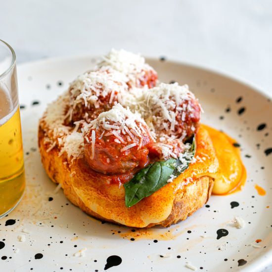 Fondue Meatball Sando