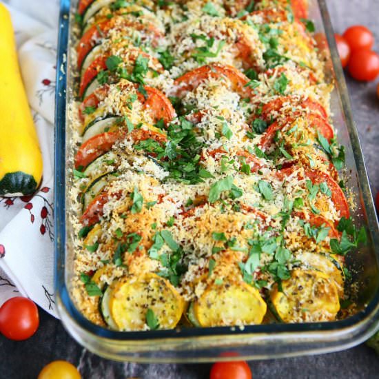 Zucchini Tomato Casseole