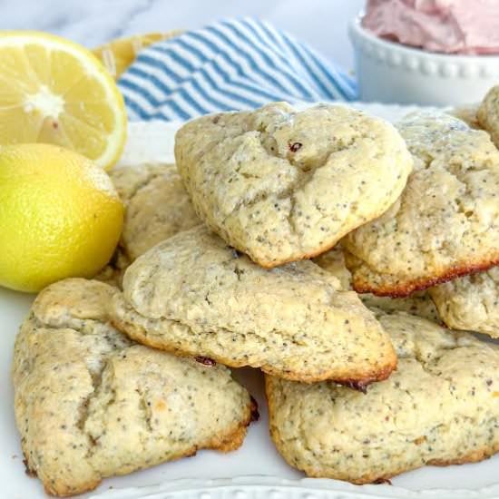 Lemon Poppyseed Scones