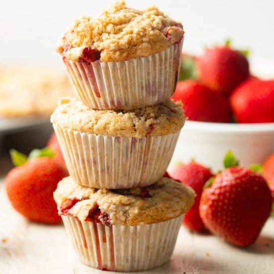 Vegan Strawberry Muffins