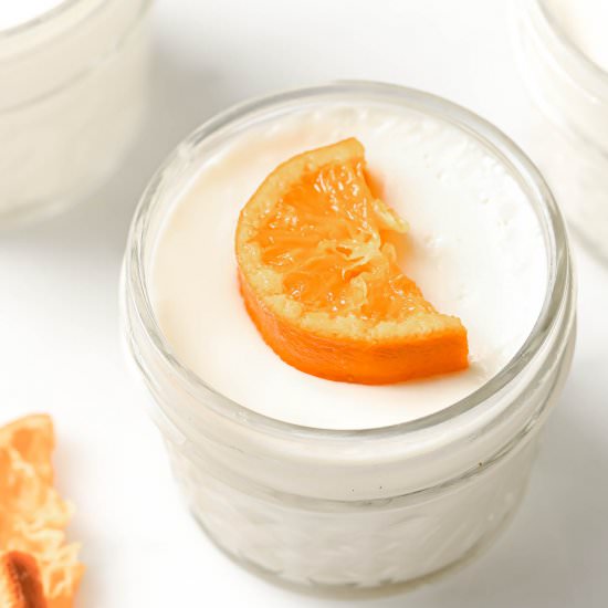 Orange Blossom Panna Cotta