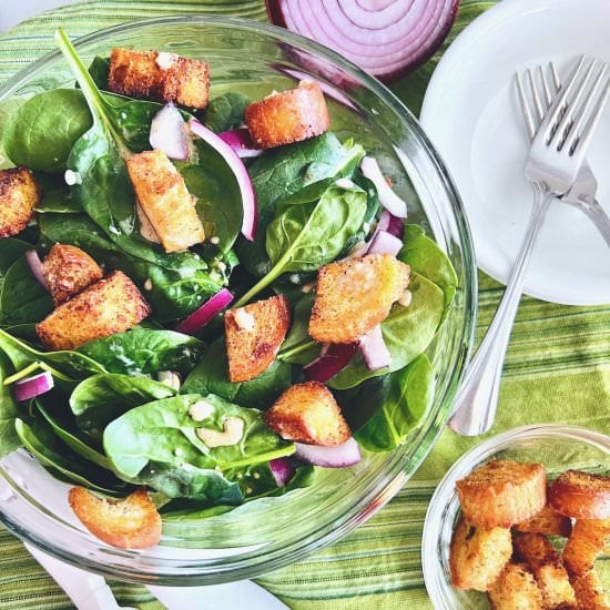Simple Spinach Salad