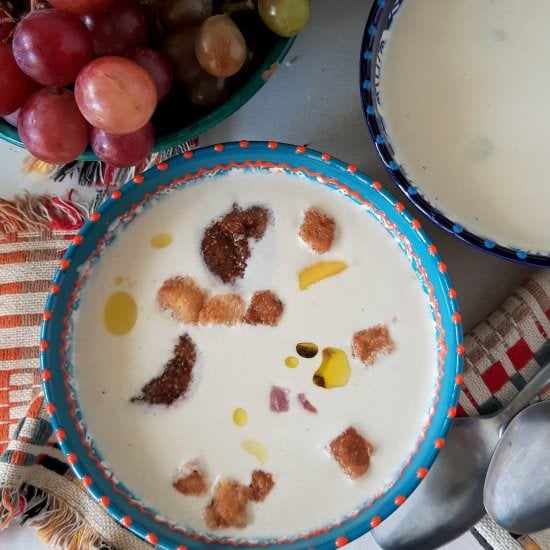 White Gazpacho with Grapes