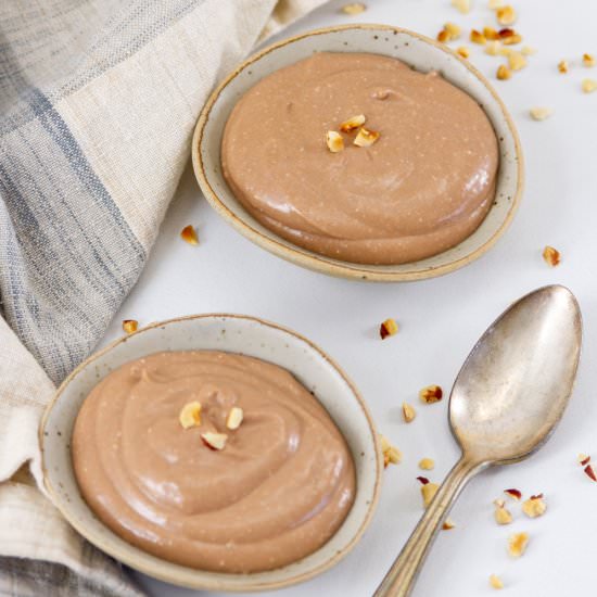 Nutella Cottage Cheese Pudding