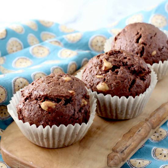 Chocolate Peanut Butter Chip Muffin