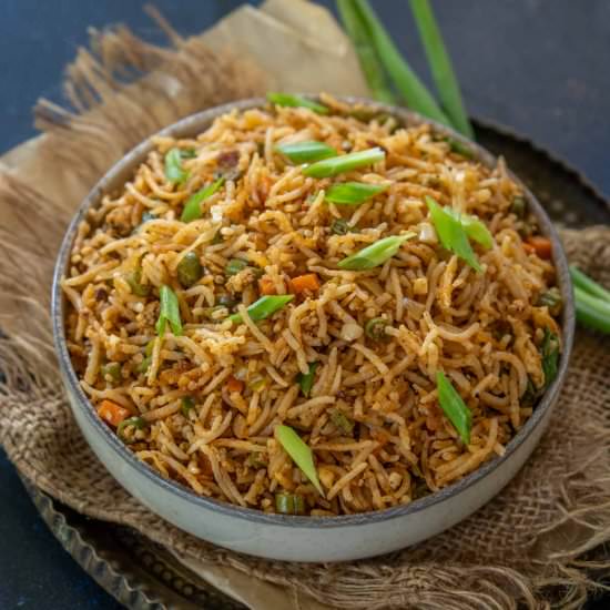 Schezwan Egg Fried Rice