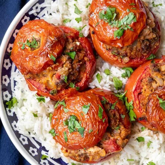 Baked Stuffed Tomatoes