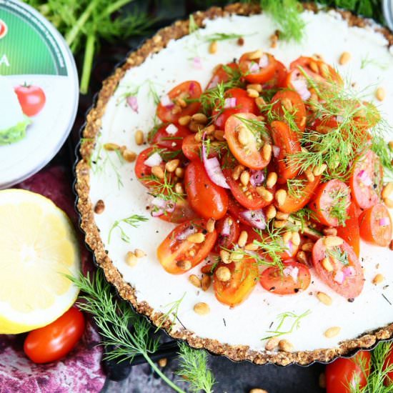 Keto Ricotta Tomato Tart
