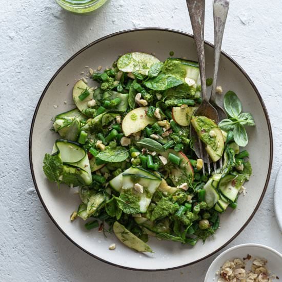 Zucchini Ribbon Salad