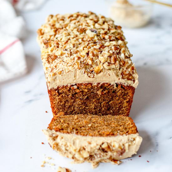 Coffee & Walnut Loaf Cake