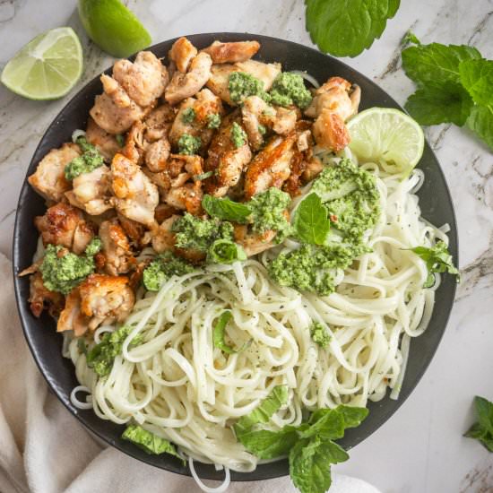 Thai Basil Cashew Pesto with…