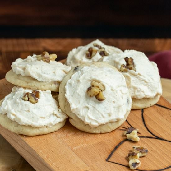 Applesauce and Walnut Cookies