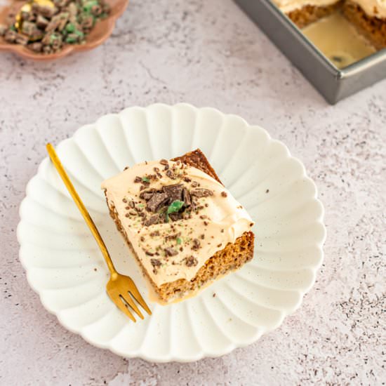 Peppermint Crisp Milk Cake
