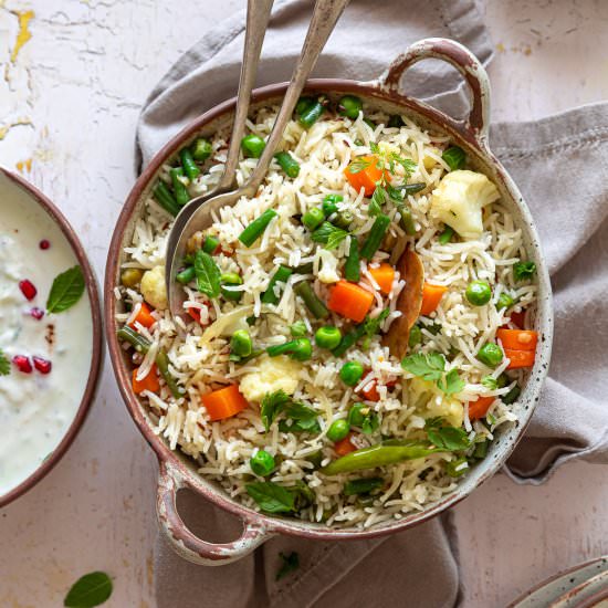 Vegetable Pulao Recipe