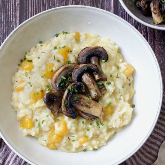 Butternut squash risotto