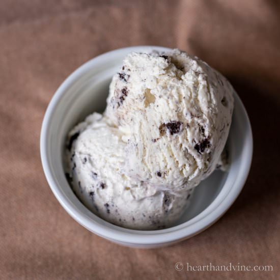 Homemade Oreo Ice Cream