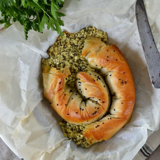 Cheese and Herbs Borek Recipe