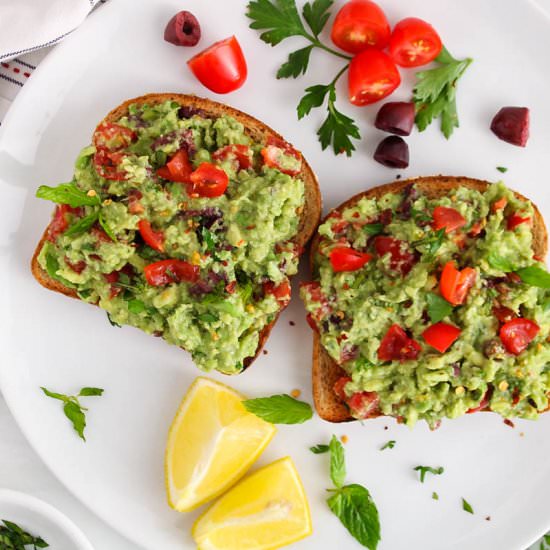 Mediterranean Avocado Toast