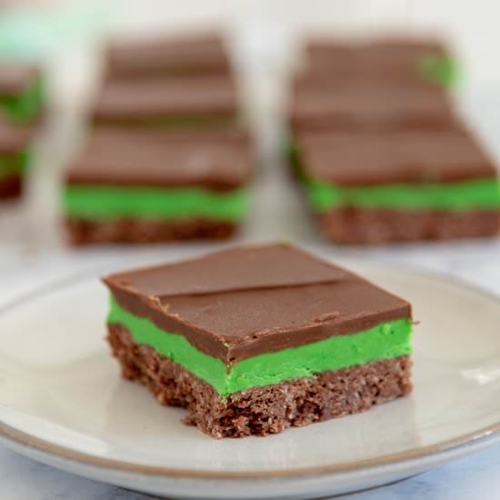Chocolate Peppermint Squares.