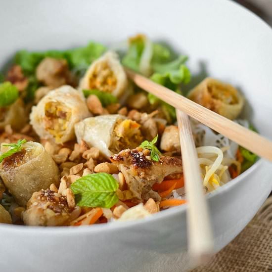 Chicken Bo Bun Asian Salad Recipe