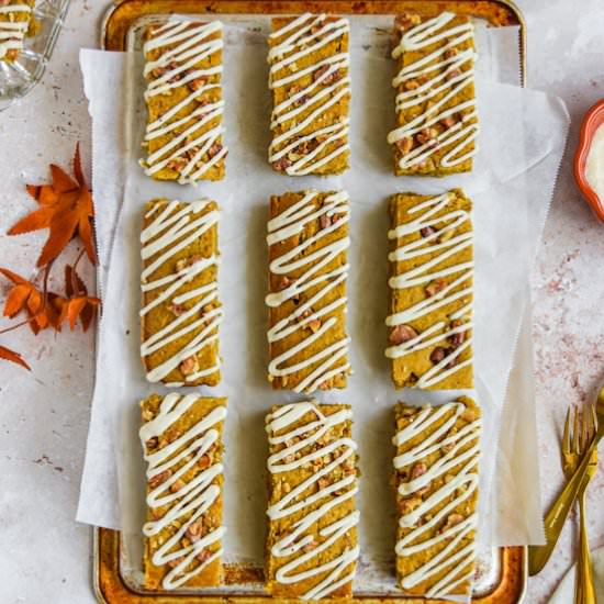 Pumpkin Brown Butter Maple Bars