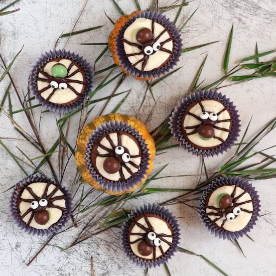 Spider Cupcakes (gluten free)