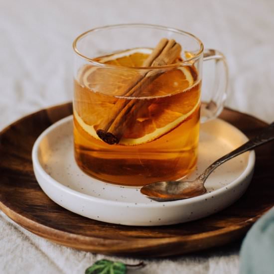 Hot Mulled Cider Recipe with spices
