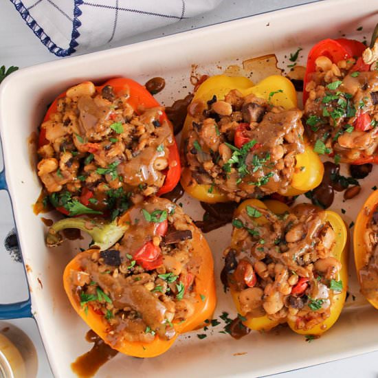 Barley Stuffed Peppers