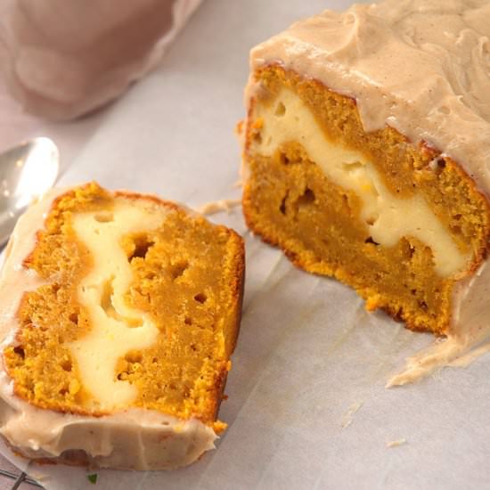 Pumpkin Cream Cheese Bread