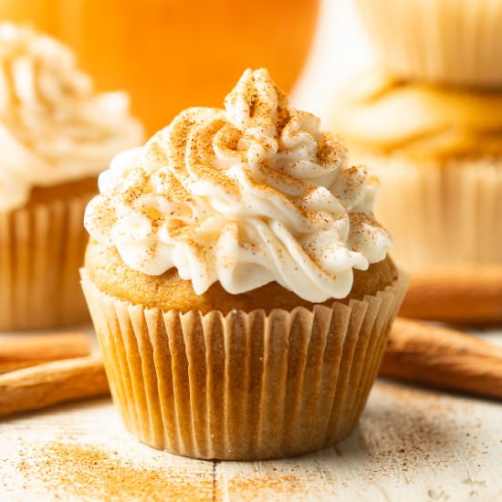 Vegan Pumpkin Cupcakes