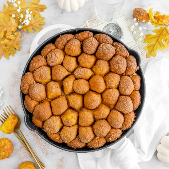 Skillet Pumpkin Monkey Bread