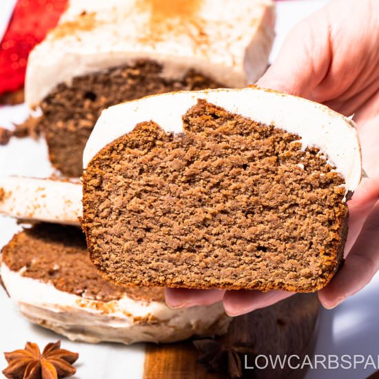 Keto Gingerbread Loaf
