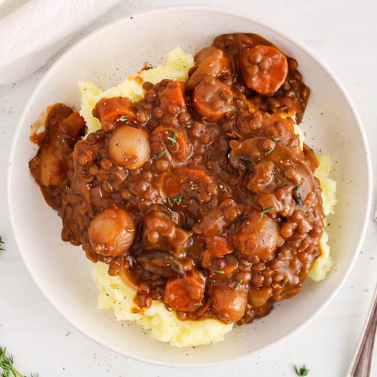 Vegan Coq au Vin