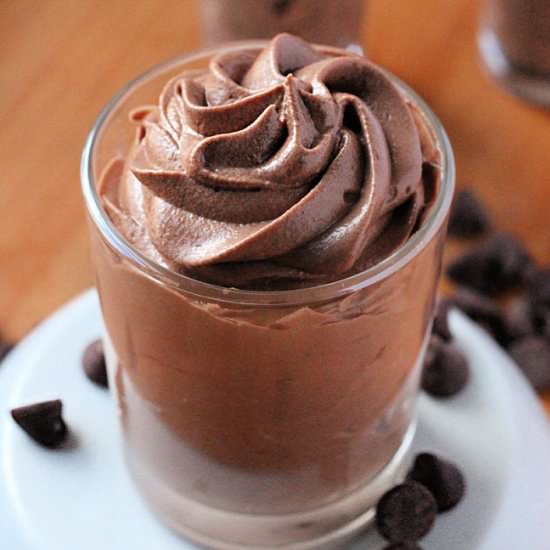 Two Ingredient Chocolate Mousse