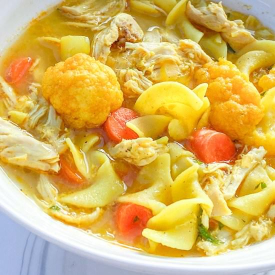 Chicken soup with Ginger & Turmeric