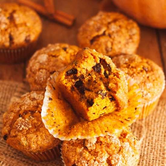 Pumpkin Banana Muffins