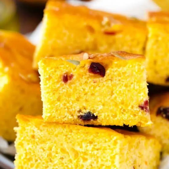 pumpkin focaccia