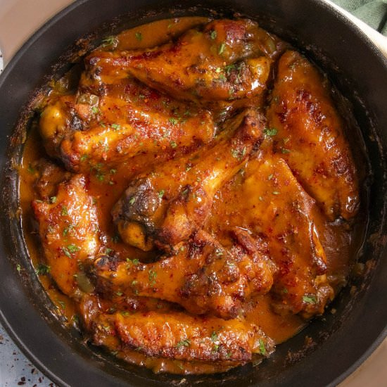 Smothered Turkey Wings