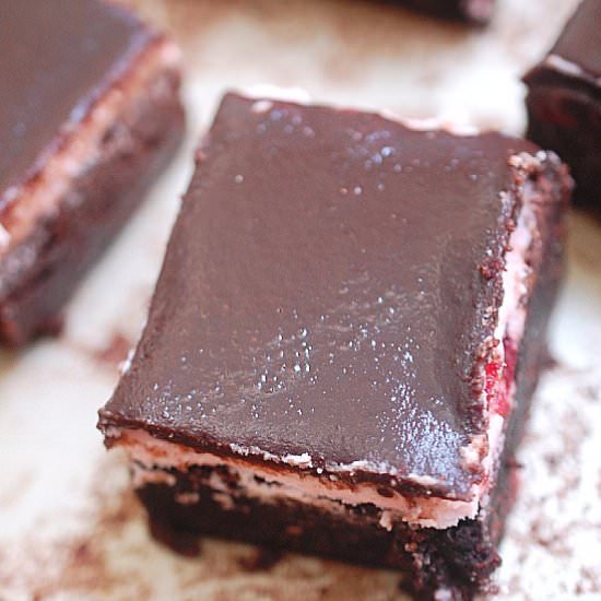 Chocolate cherry brownies
