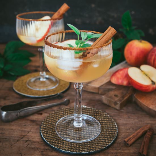 Fall Cider Spritz Cocktail
