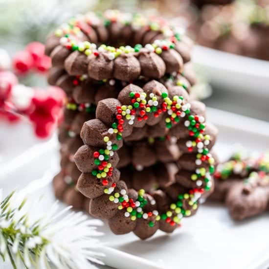 Chocolate Spritz Cookies