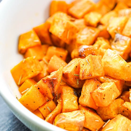 Easy Air Fryer Diced Sweet Potatoes