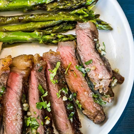 Best Garlic Butter Sirloin Steak